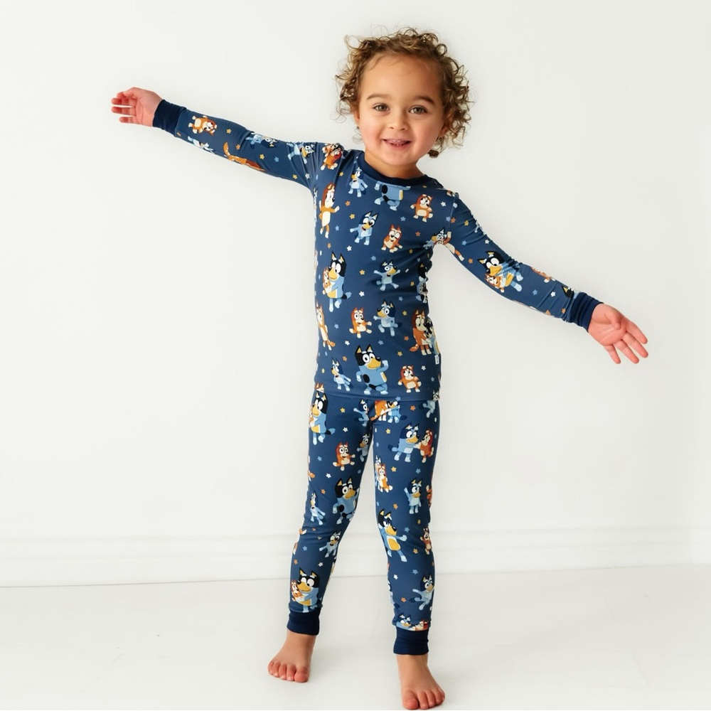 NWT NIB Little Sleepies Bluey pajamas - long sleeve long pants size 5/6